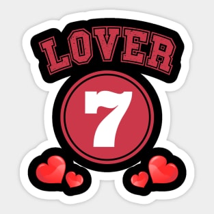 Valentine Footbal Mix Gift Sticker